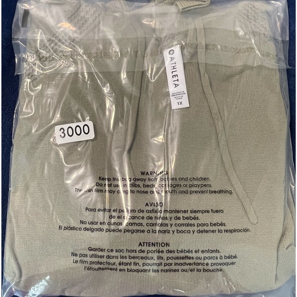 Athleta Evergreen Hoodie Sweater - Olive Green NWT SZ 1X - Picture 10 of 15